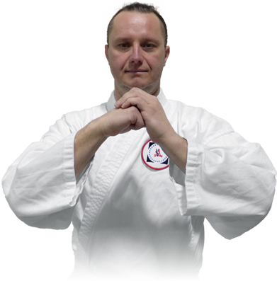 man doing Kempo karate